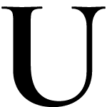 U