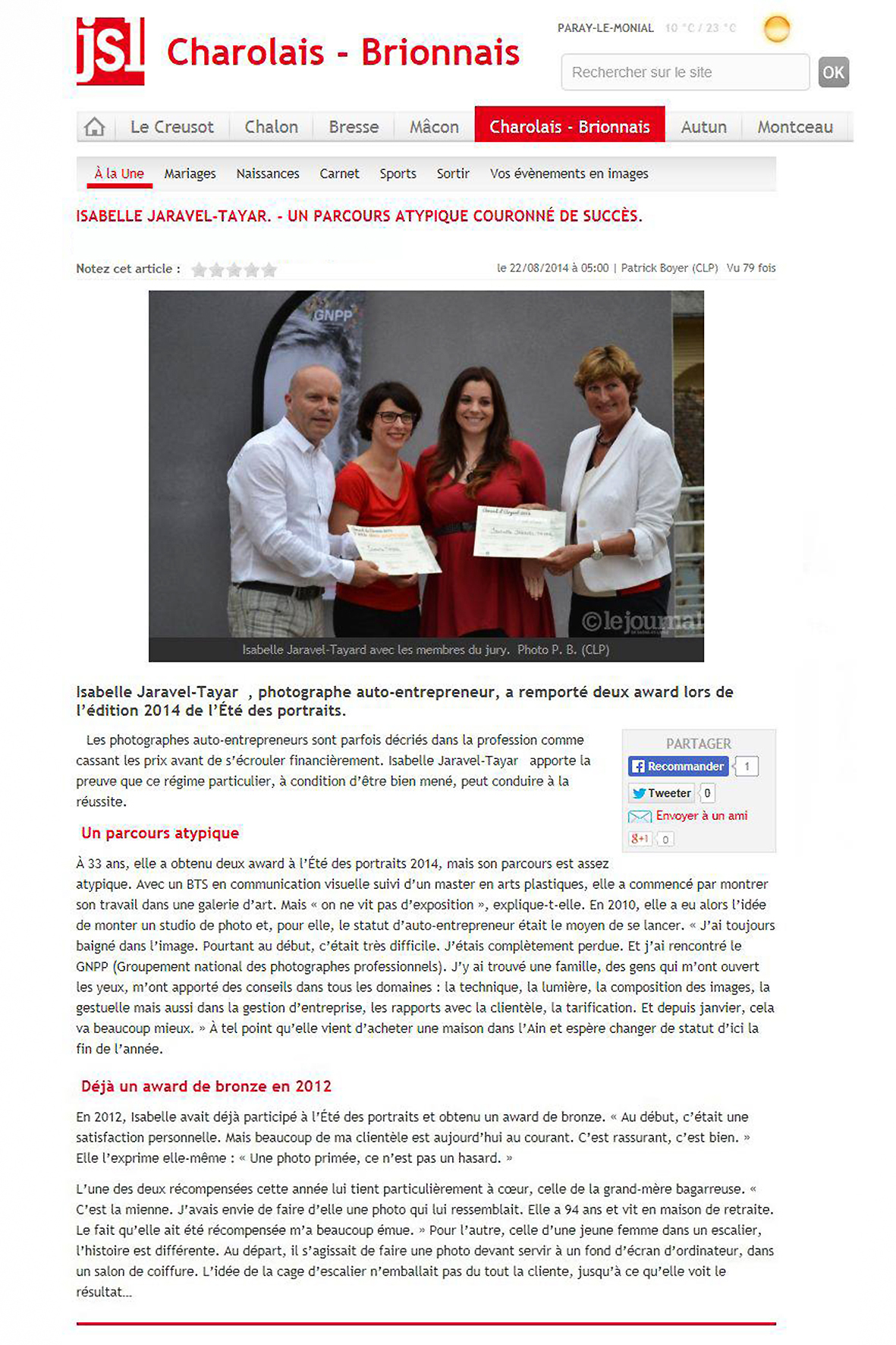 Egerie Photographies – 2014 08 22 LEte des Portraits